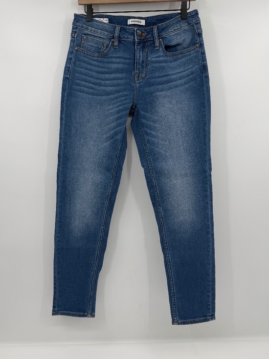 Vigoss Denim - Vigoss Jeans Women 28 Blue Thompson Tomboy Mid Rise Tapered Stretch Denim